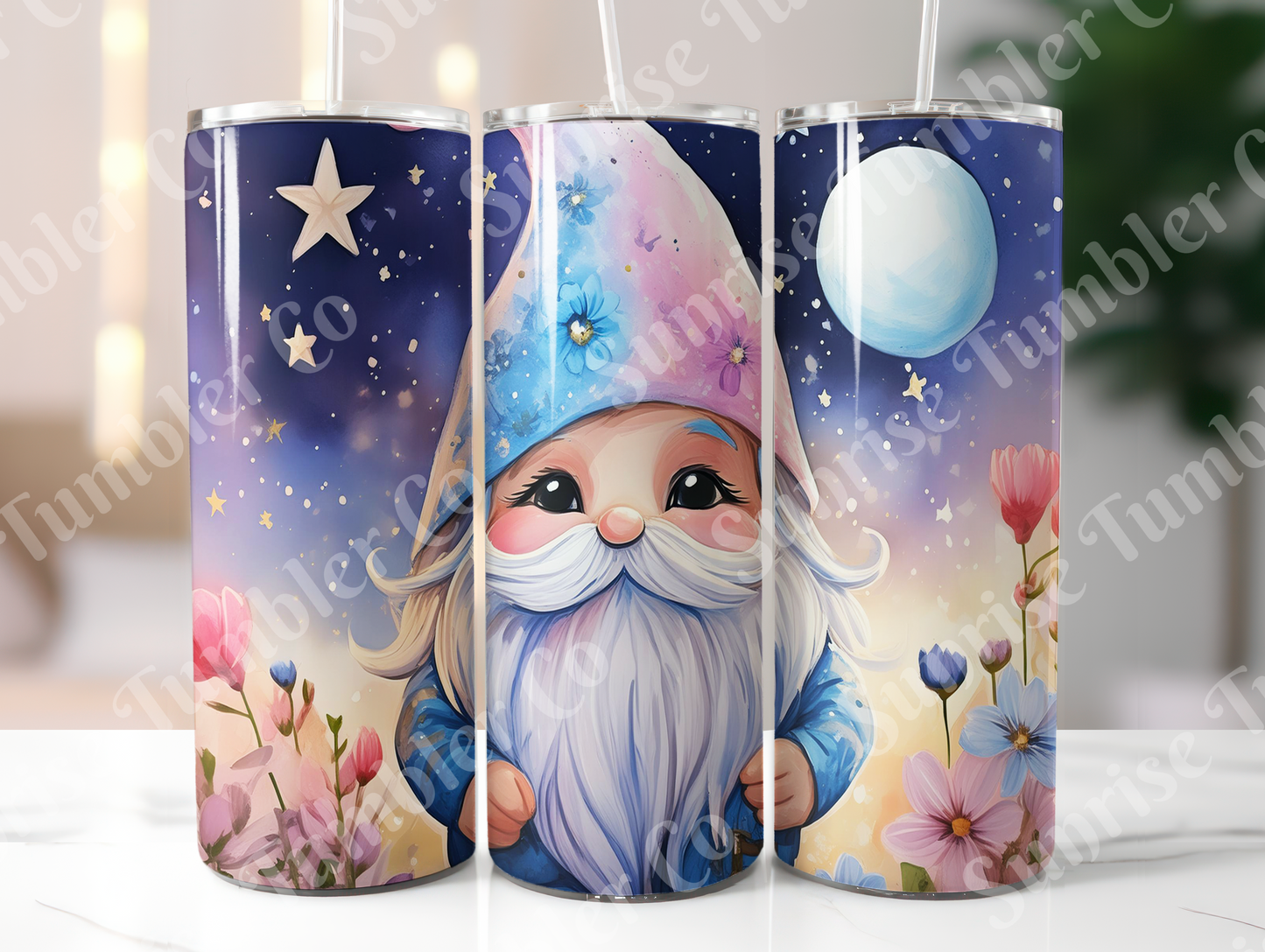 Gnome Variety - 20oz and 30oz Tumblers (Glow In The Dark Green And Blue Available)