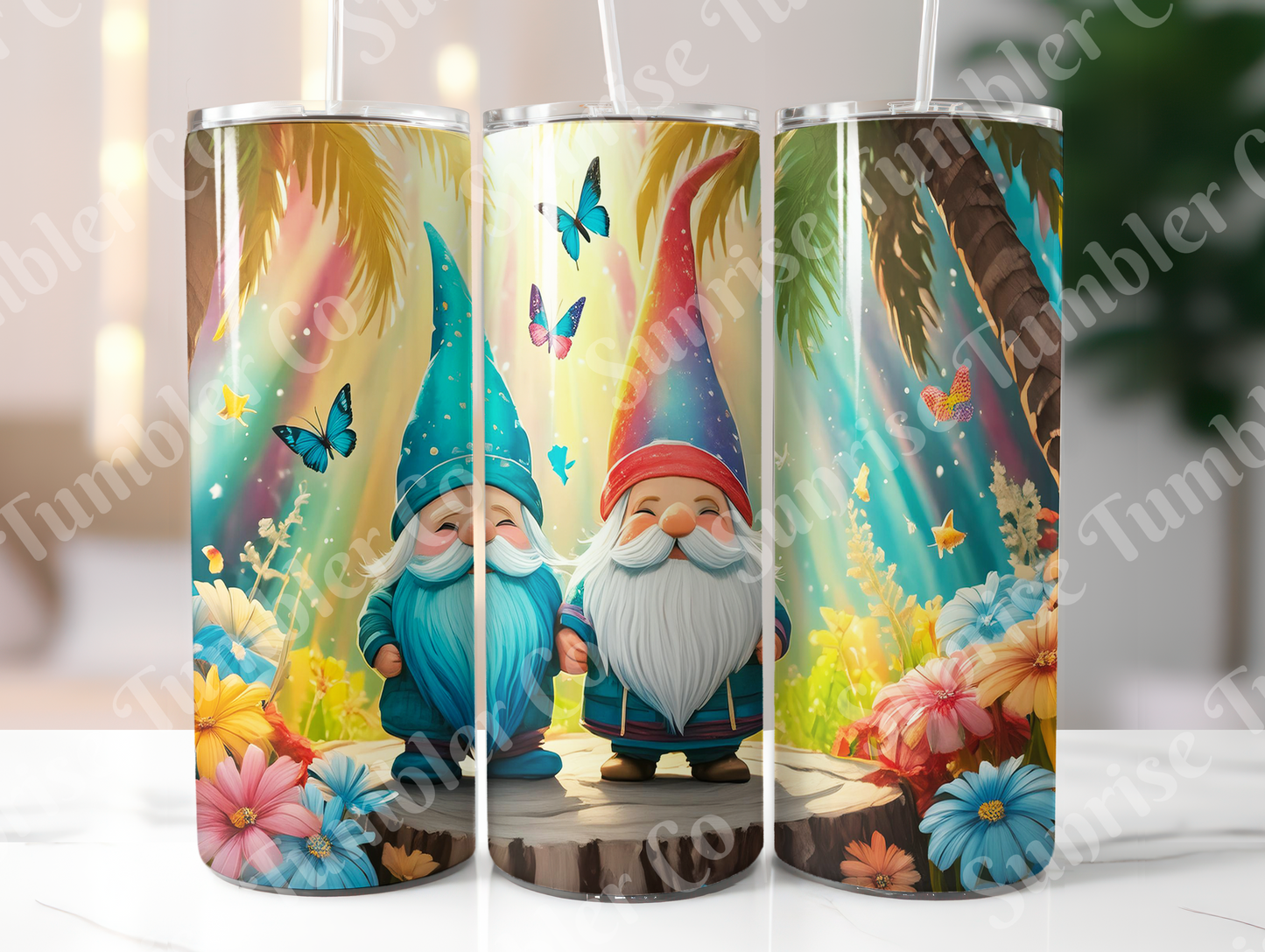 Gnome Variety - 20oz and 30oz Tumblers (Glow In The Dark Green And Blue Available)