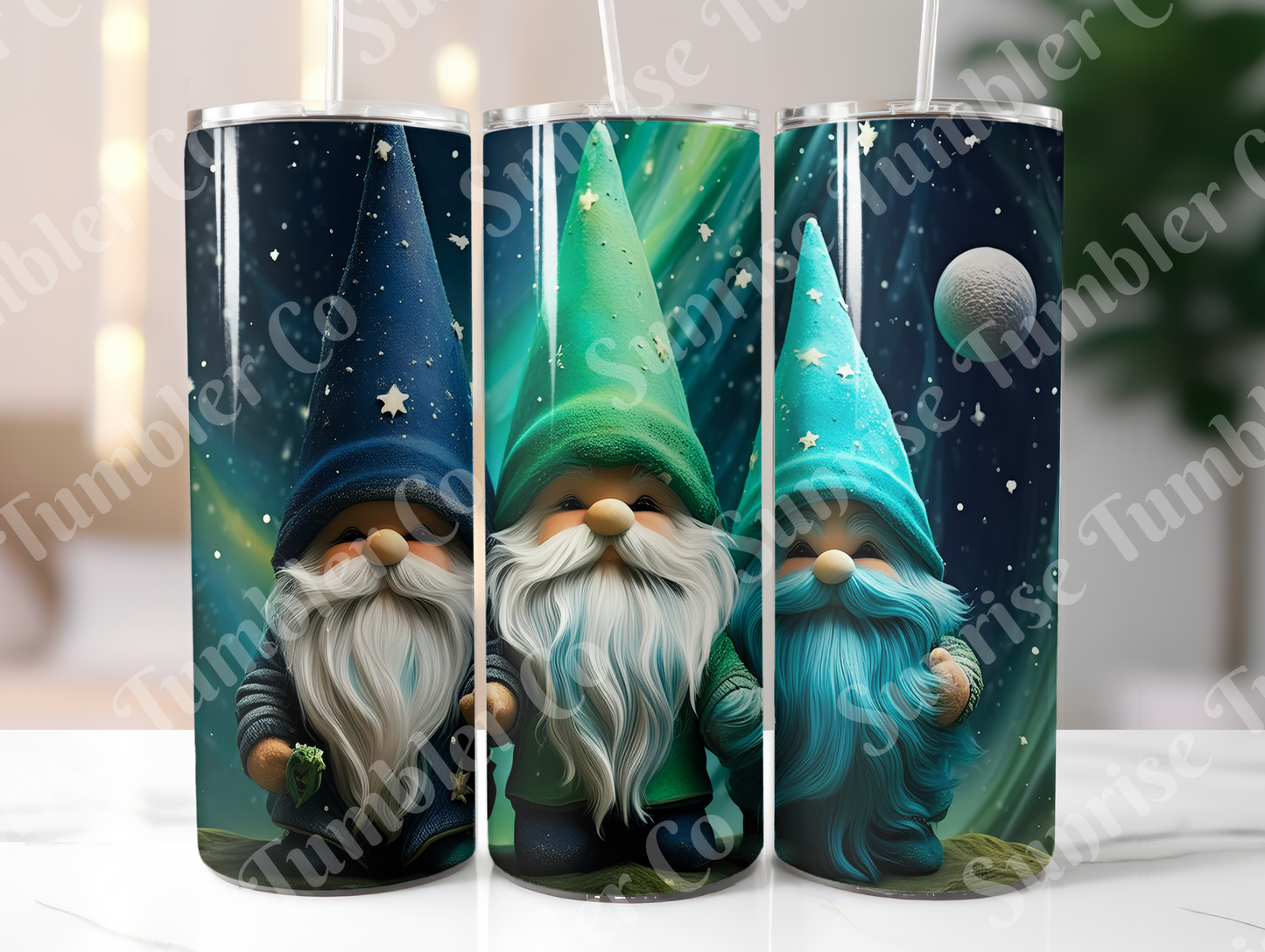 Gnome Variety - 20oz and 30oz Tumblers (Glow In The Dark Green And Blue Available)