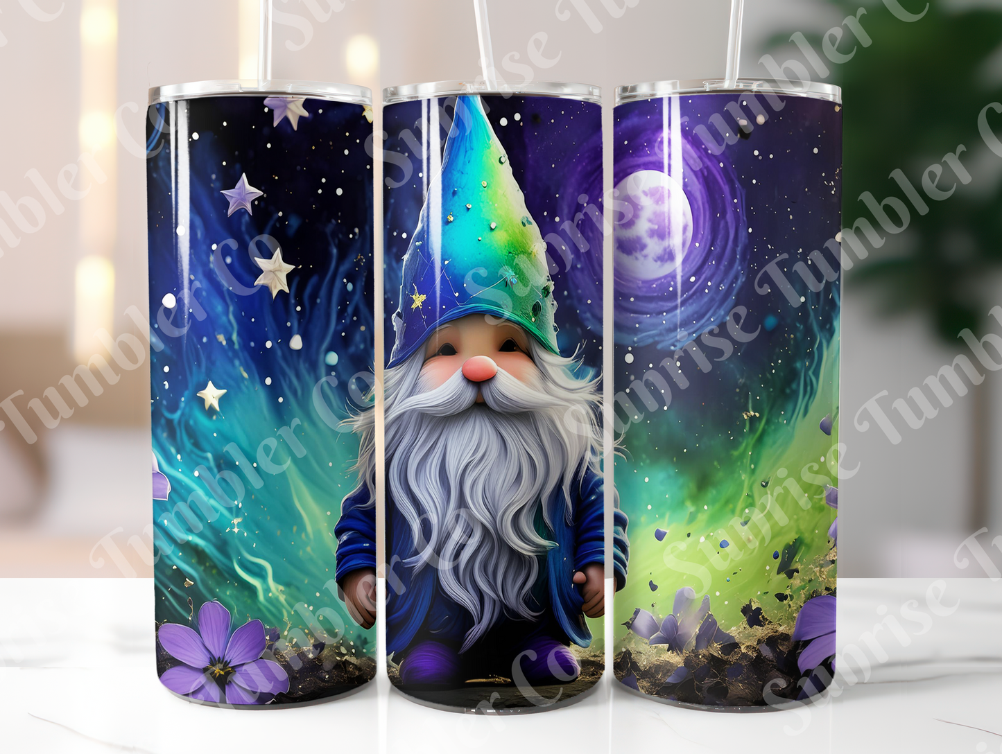 Gnome Variety - 20oz and 30oz Tumblers (Glow In The Dark Green And Blue Available)