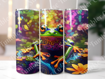 Frog Variety Part 2 - 20oz and 30oz Tumblers (Glow In The Dark Green And Blue Available)