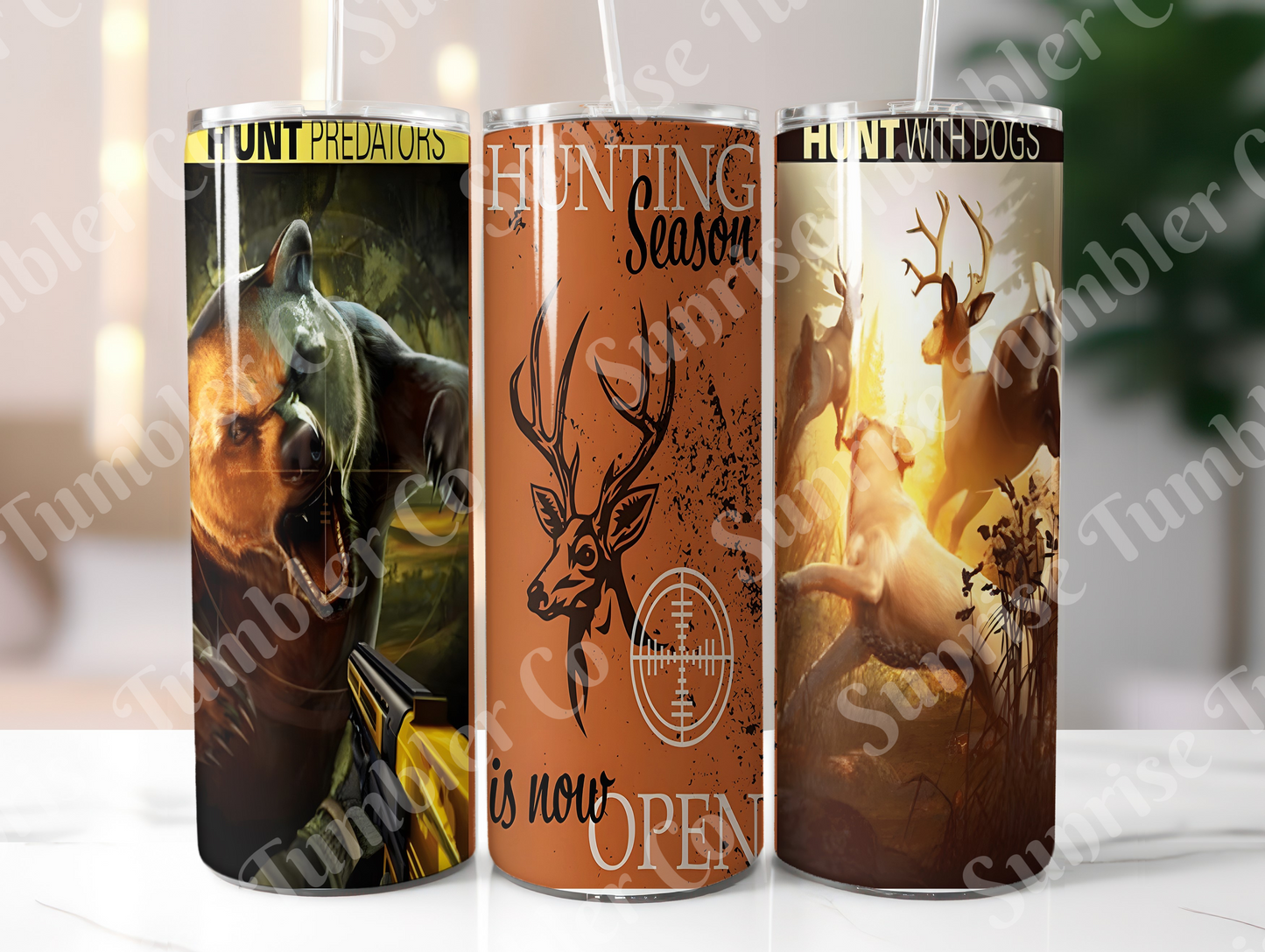 Hunting Variety Part 3 - 20oz and 30oz Tumblers (Glow In The Dark Green And Blue Available)