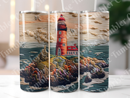 Lighthouse Variety Part 1 - 20oz and 30oz Tumblers (Glow In The Dark Green And Blue Available)