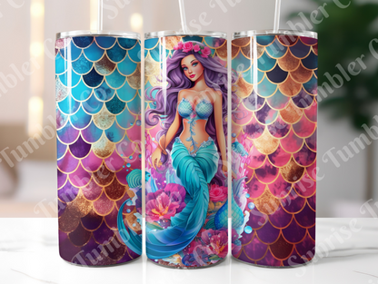 Mermaids Variety - 20oz and 30 oz Tumblers (Glow In The Dark Options Available)