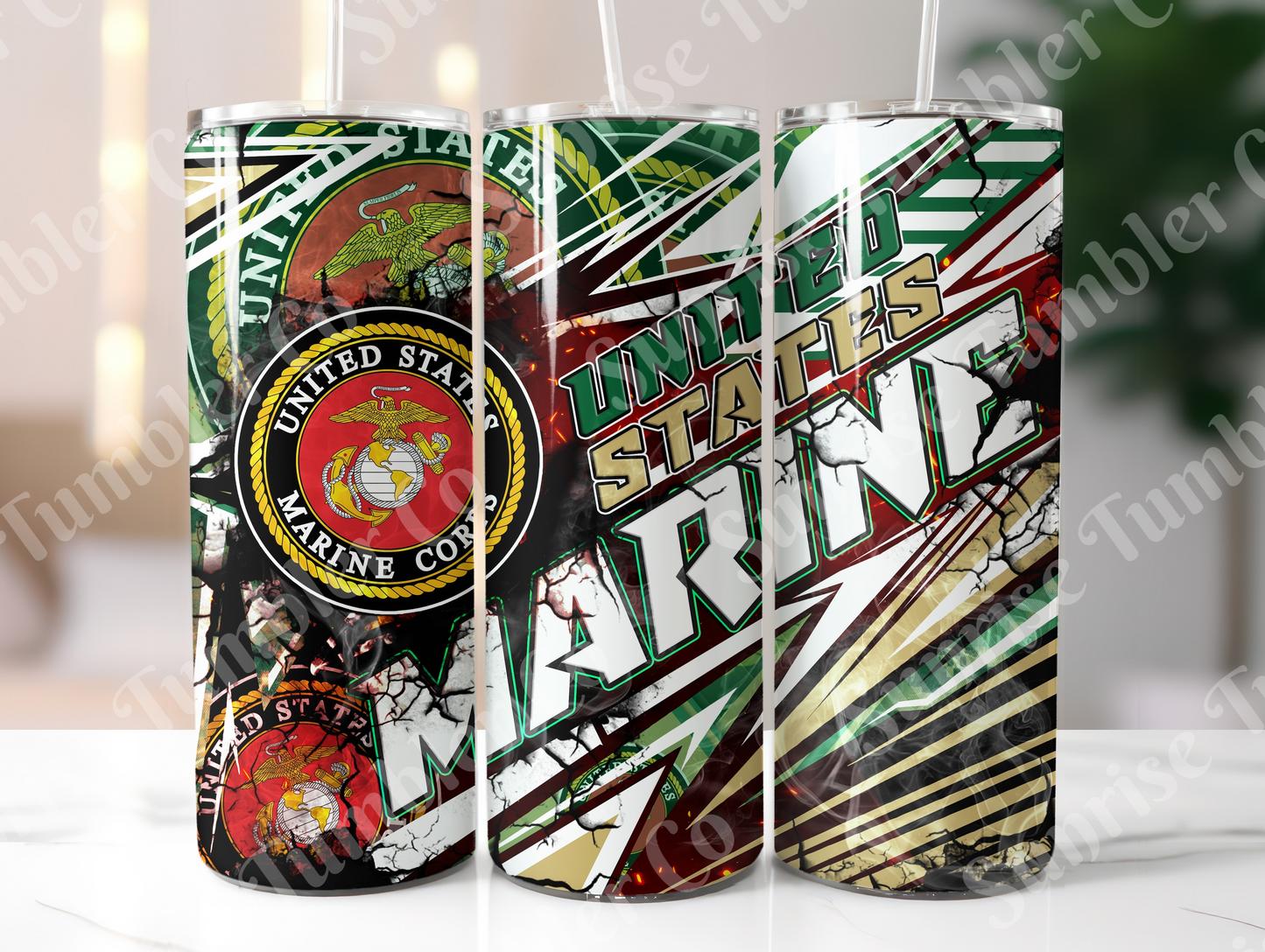 Military, Veteran & First Responders Variety Part 2 - 20oz and 30oz Tumblers (Glow In The Dark Green And Blue Available)