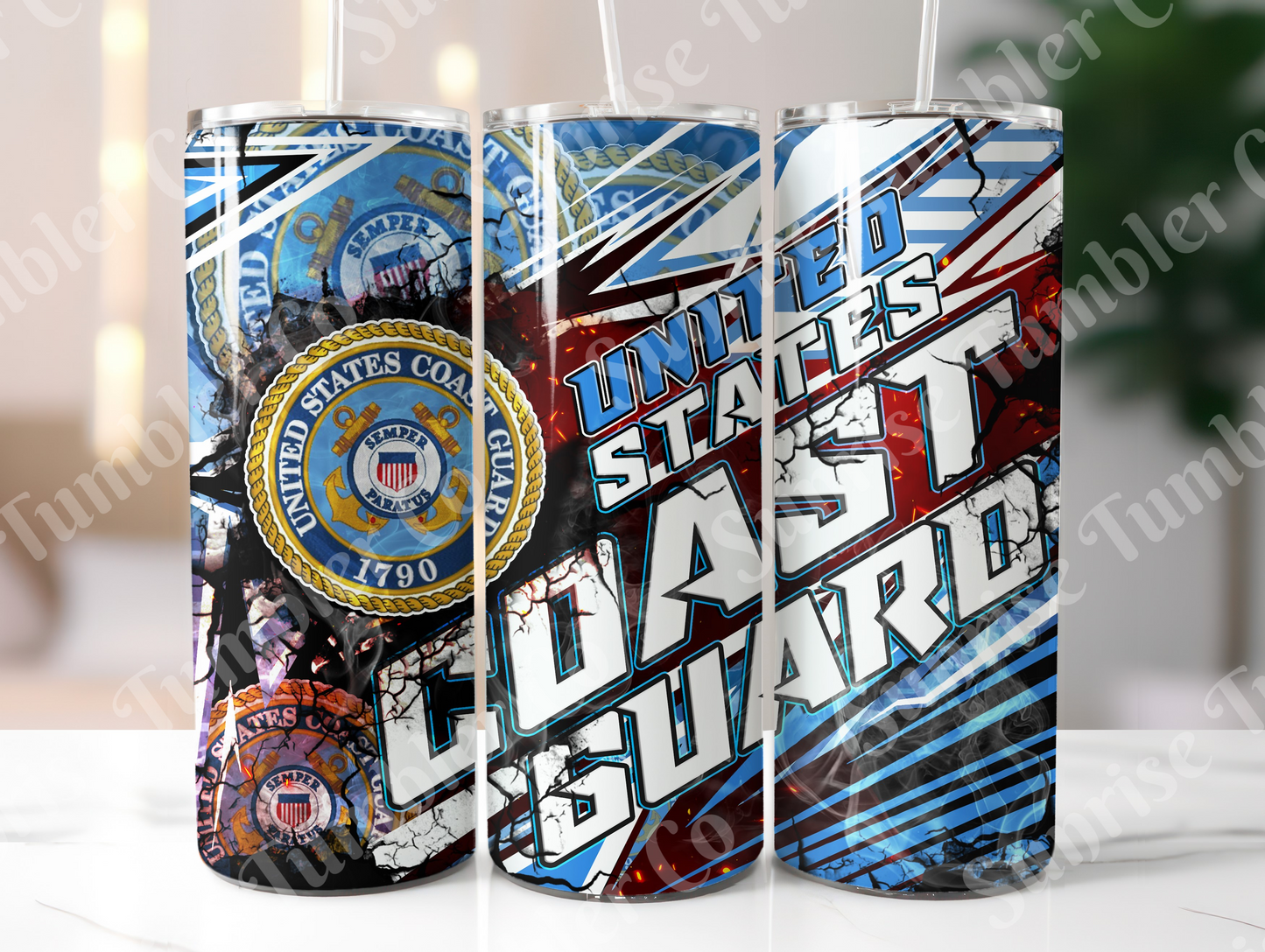 Military, Veteran & First Responders Variety Part 2 - 20oz and 30oz Tumblers (Glow In The Dark Green And Blue Available)