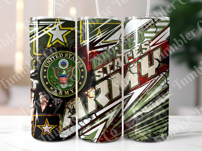 Military, Veteran & First Responders Variety Part 2 - 20oz and 30oz Tumblers (Glow In The Dark Green And Blue Available)