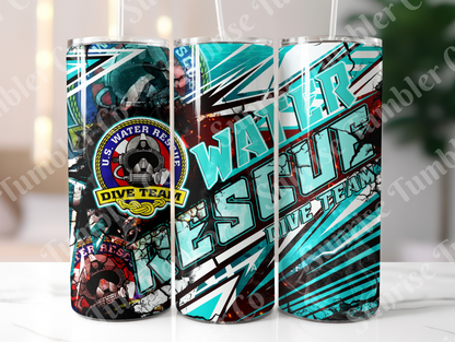 Military, Veteran & First Responders Variety Part 2 - 20oz and 30oz Tumblers (Glow In The Dark Green And Blue Available)