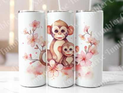 Monkey Variety - 20oz and 30oz Tumblers (Glow In The Dark Green And Blue Available)