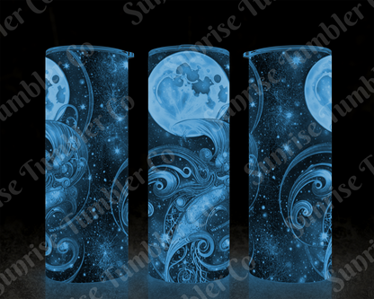 Moon Variety - 20 oz and 30 oz Tumblers (Glow In The Dark Option Available)