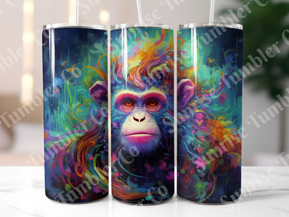 Monkey Variety - 20oz and 30oz Tumblers (Glow In The Dark Green And Blue Available)