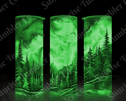 Galaxy and Northern Lights Variety - 20 oz and 30 oz Tumblers (Glow In The Dark Option Available)