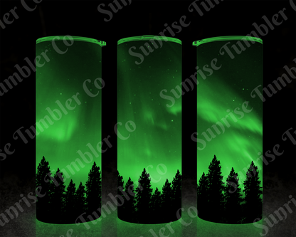 Galaxy and Northern Lights Variety - 20 oz and 30 oz Tumblers (Glow In The Dark Option Available)