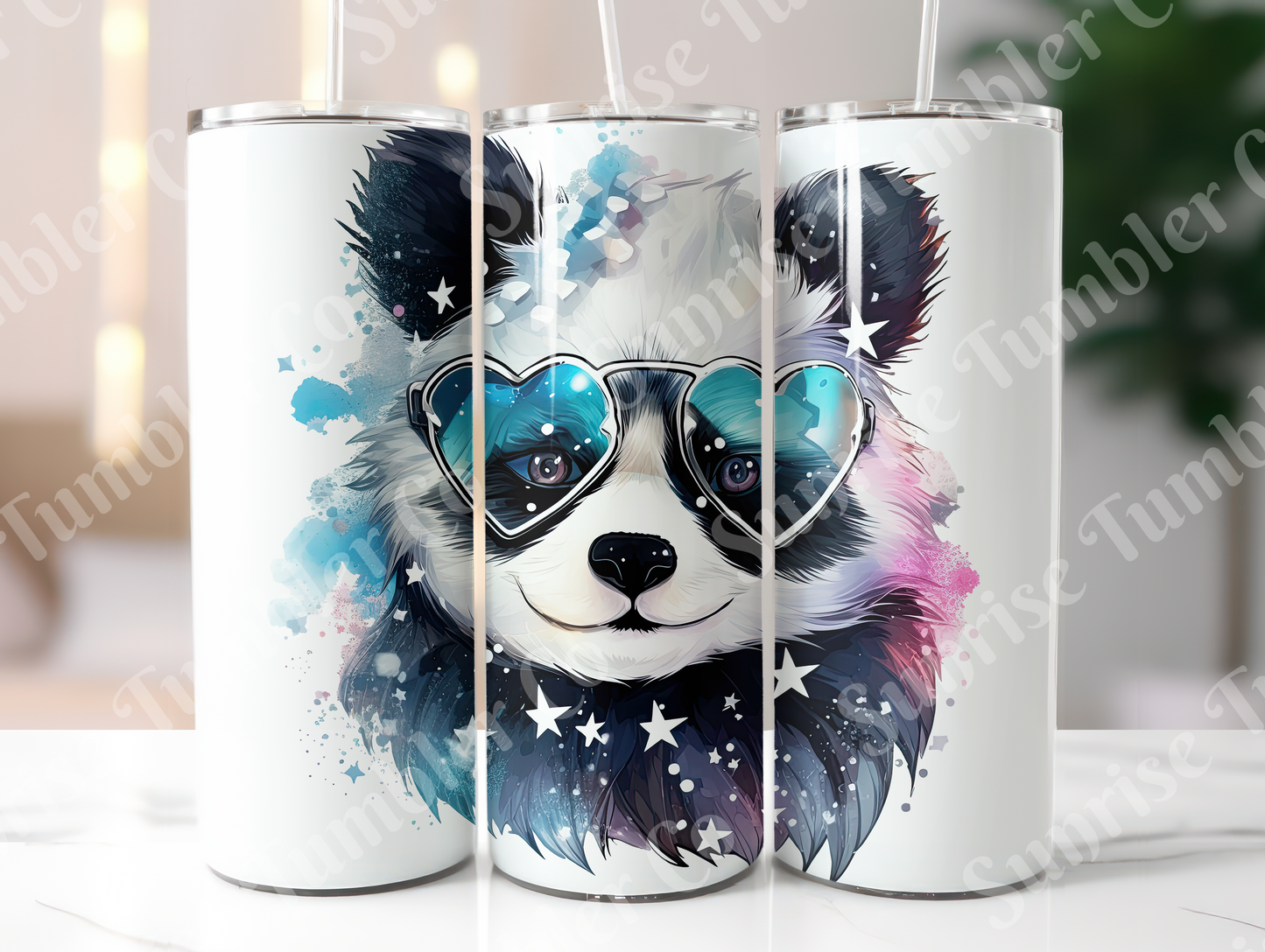 Panda Variety Part 1 - 20oz and 30oz Tumblers (Glow In The Dark Green And Blue Available)