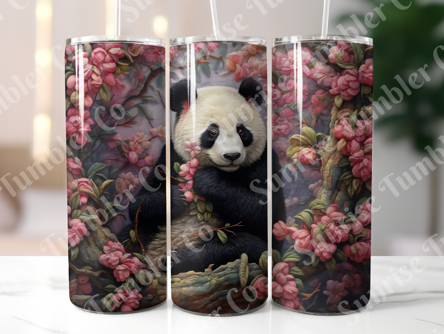 Panda Variety Part 1 - 20oz and 30oz Tumblers (Glow In The Dark Green And Blue Available)