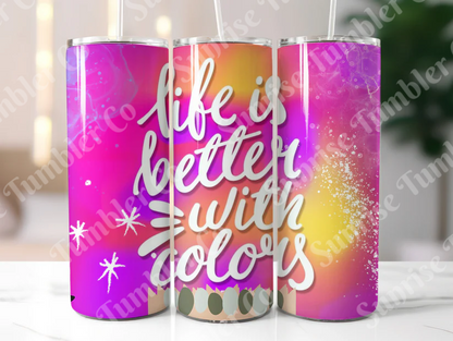 Positive and Inspirational Sayings Variety Part 1 - 20 oz and 30 oz Tumblers (Glow In The Dark Option Available)