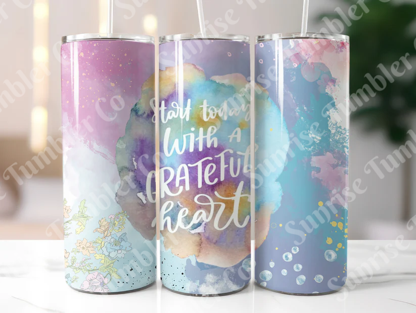 Positive and Inspirational Sayings Variety Part 1 - 20 oz and 30 oz Tumblers (Glow In The Dark Option Available)