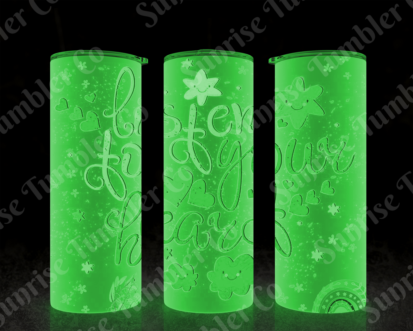 Positive and Inspirational Sayings Variety Part 1 - 20 oz and 30 oz Tumblers (Glow In The Dark Option Available)