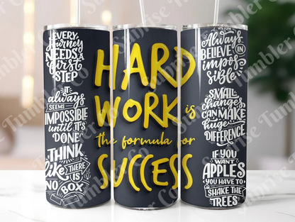 Positive and Inspirational Sayings Variety Part 1 - 20 oz and 30 oz Tumblers (Glow In The Dark Option Available)