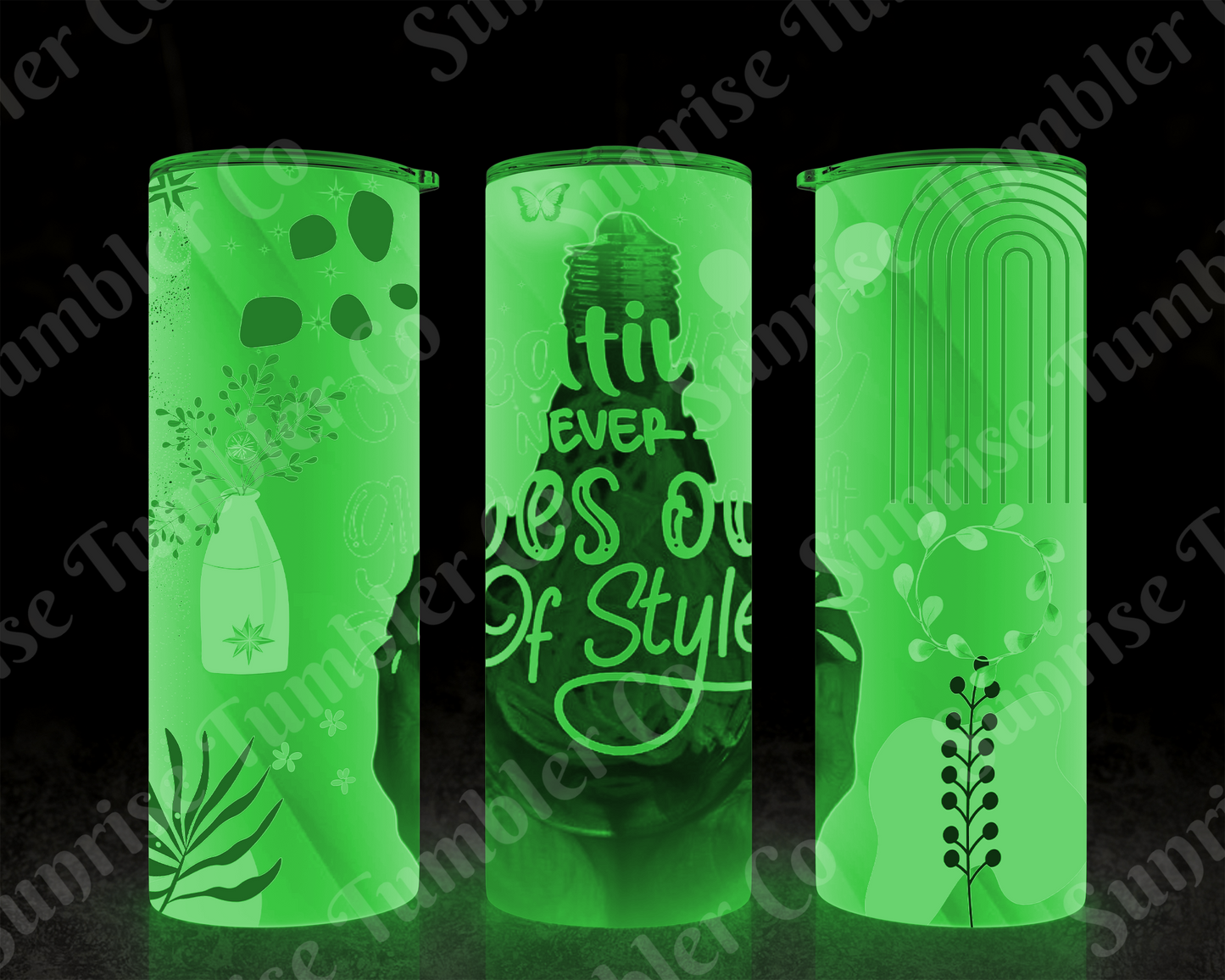 Positive and Inspirational Sayings Variety Part 1 - 20 oz and 30 oz Tumblers (Glow In The Dark Option Available)