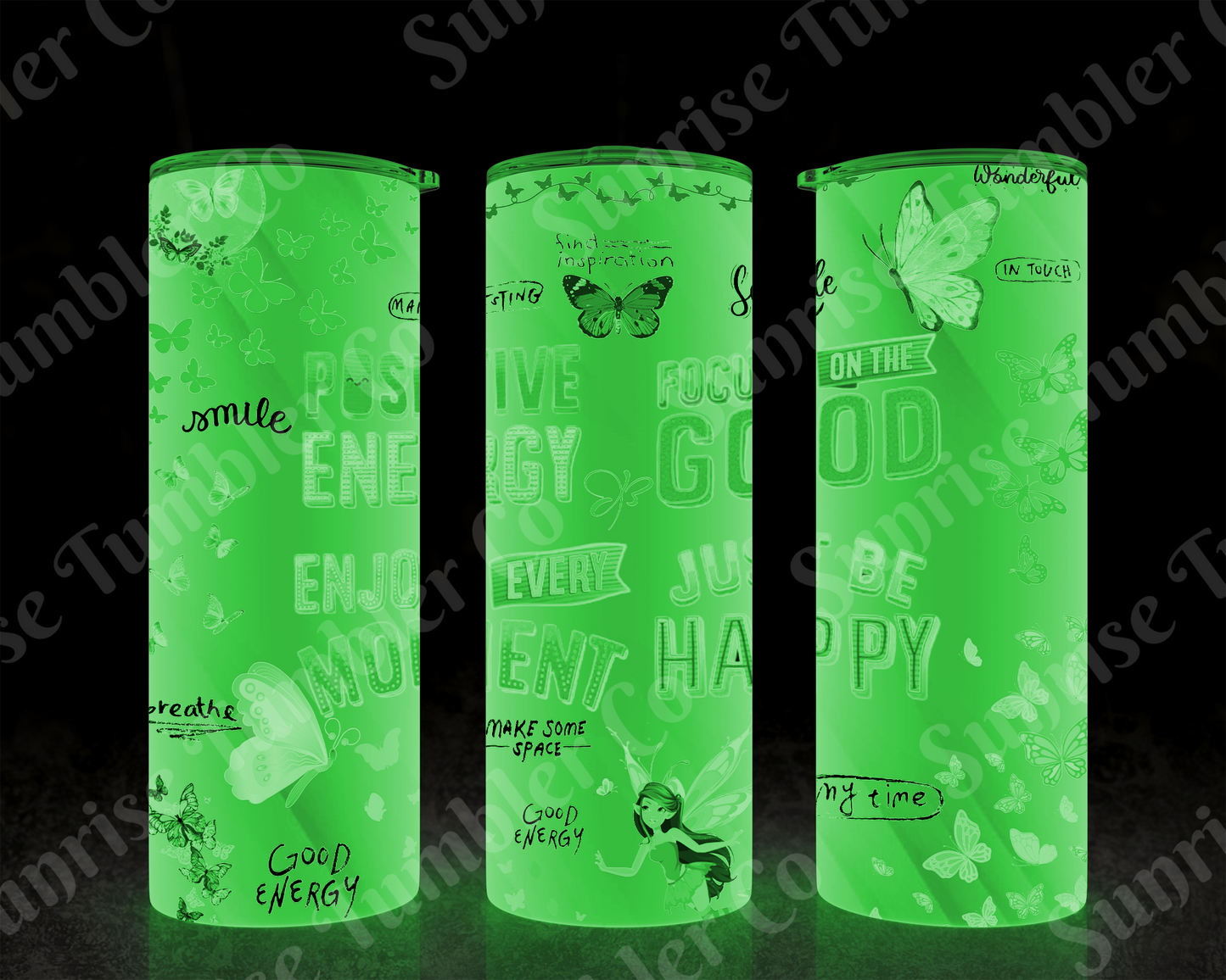 Positive and Inspirational Sayings Variety Part 2 - 20 oz and 30 oz Tumblers (Glow In The Dark Option Available)