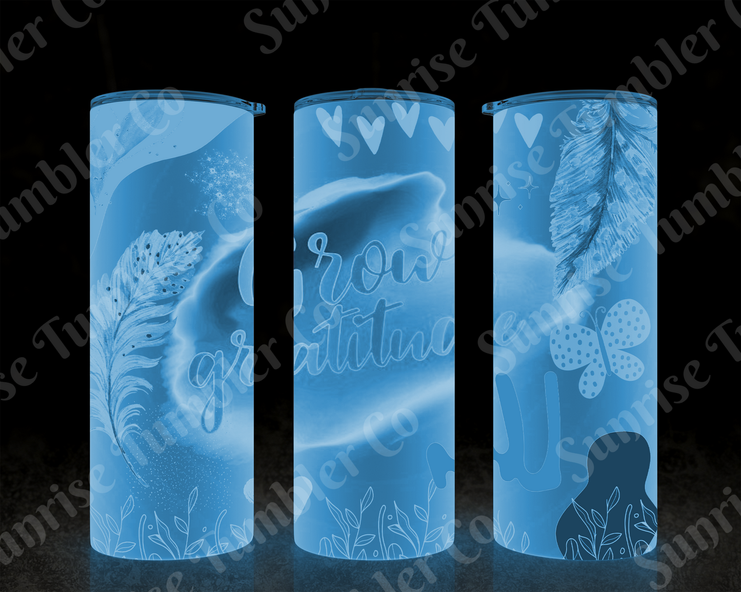 Positive and Inspirational Sayings Variety Part 2 - 20 oz and 30 oz Tumblers (Glow In The Dark Option Available)