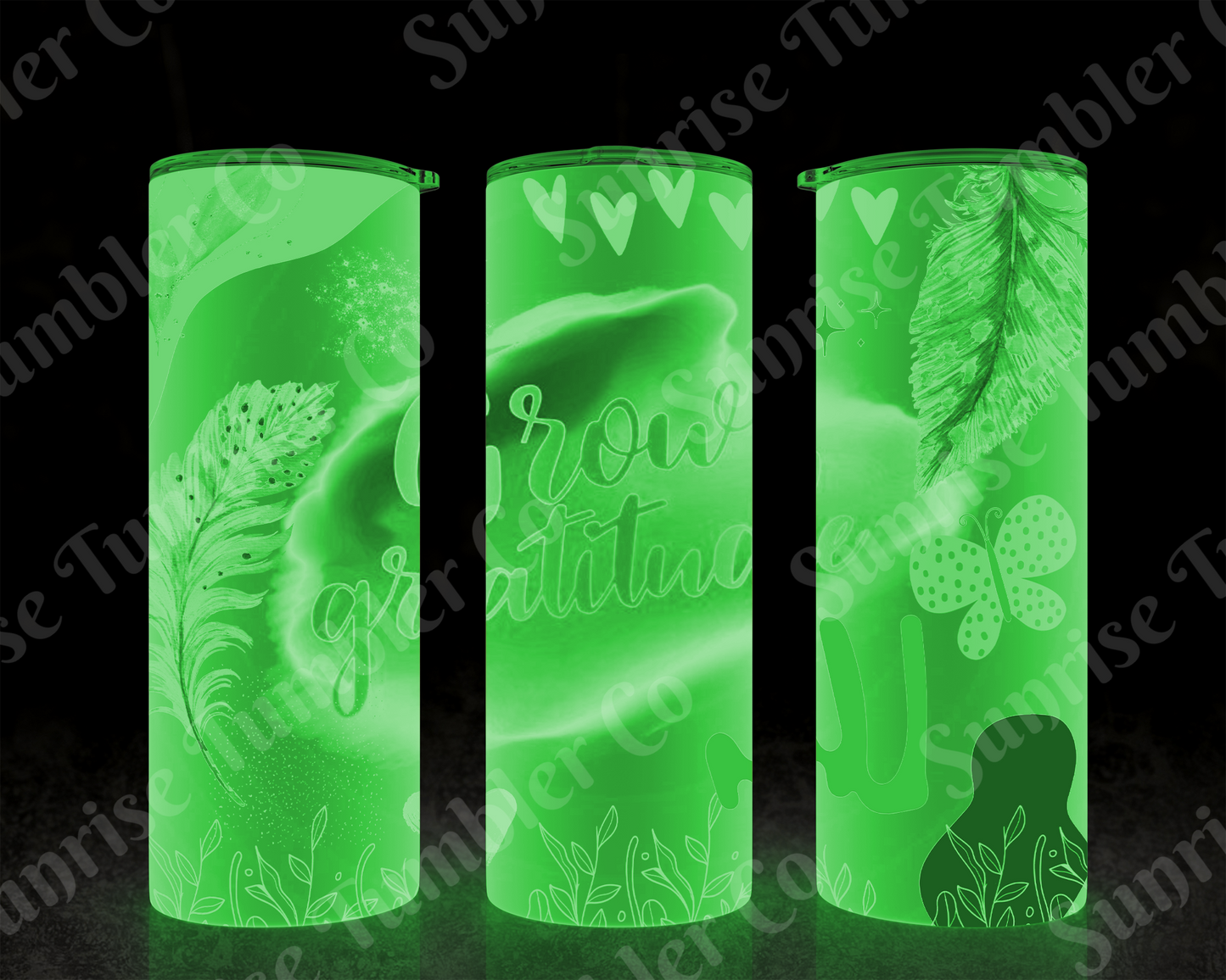 Positive and Inspirational Sayings Variety Part 2 - 20 oz and 30 oz Tumblers (Glow In The Dark Option Available)