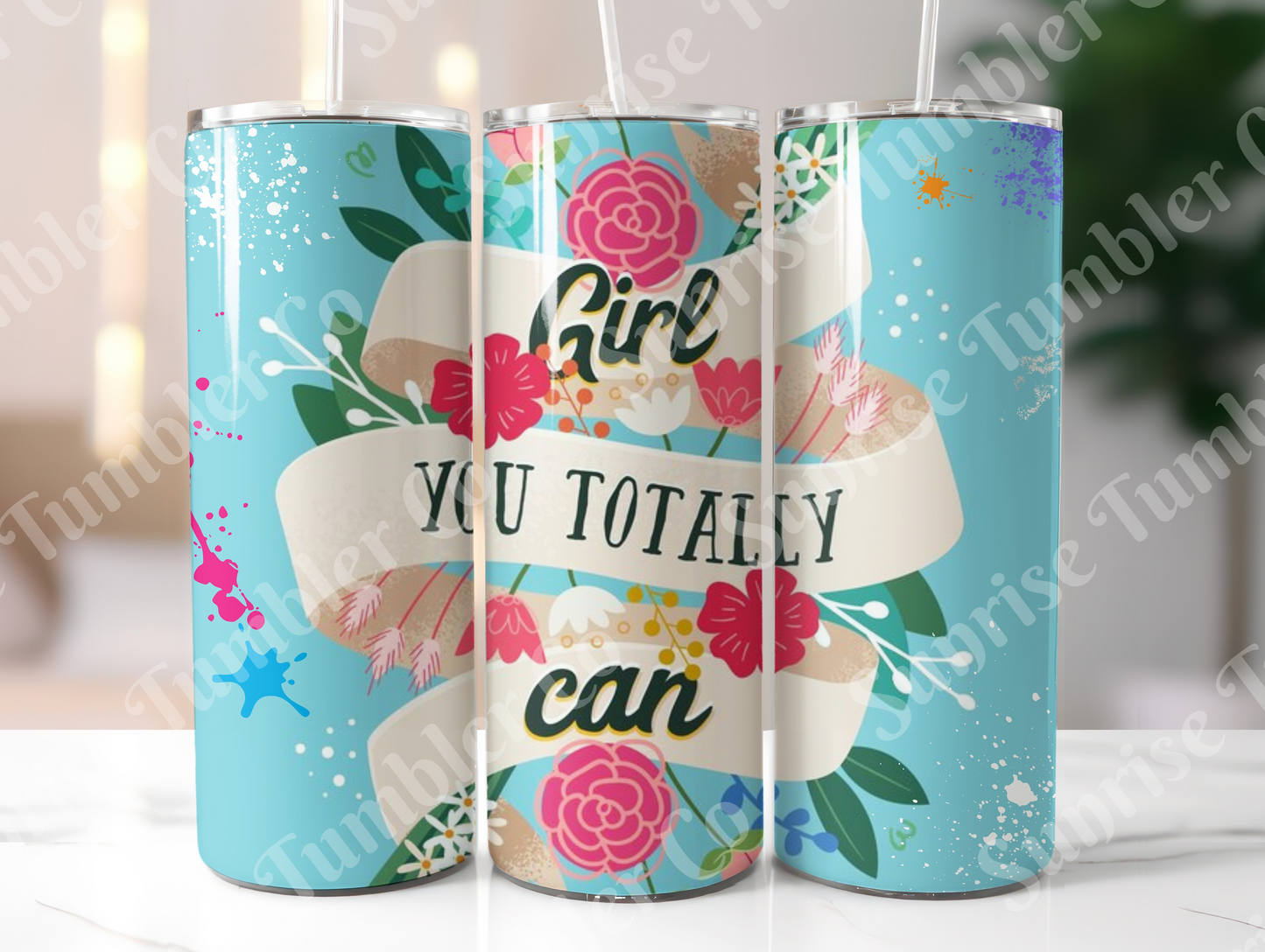 Positive and Inspirational Sayings Variety Part 2 - 20 oz and 30 oz Tumblers (Glow In The Dark Option Available)