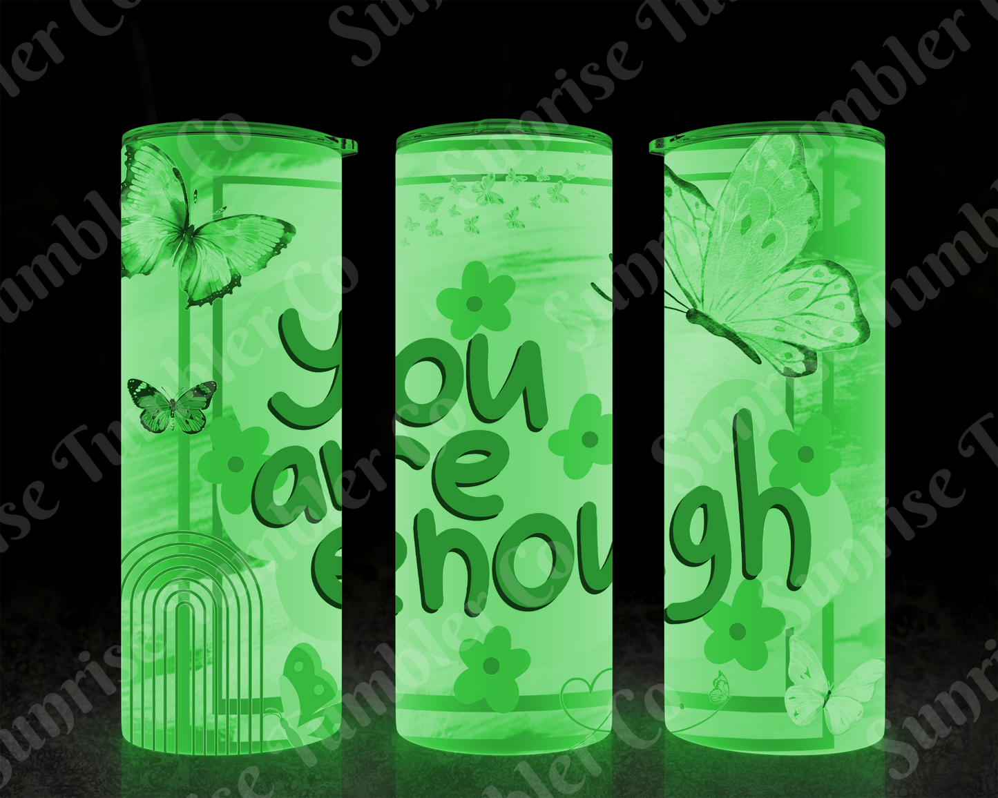 Positive and Inspirational Sayings Variety Part 1 - 20 oz and 30 oz Tumblers (Glow In The Dark Option Available)