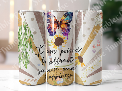 Positive and Inspirational Sayings Variety Part 2 - 20 oz and 30 oz Tumblers (Glow In The Dark Option Available)