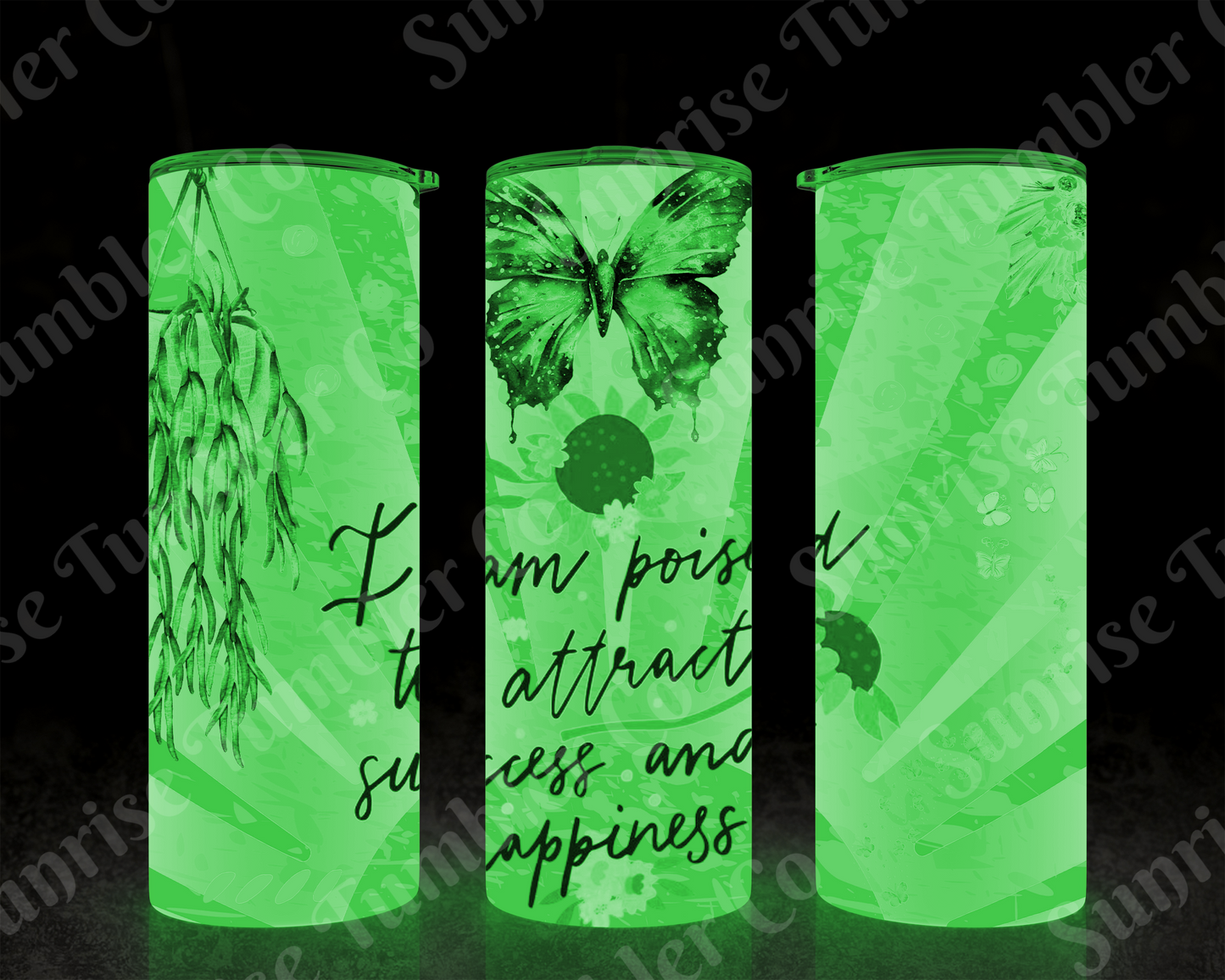 Positive and Inspirational Sayings Variety Part 2 - 20 oz and 30 oz Tumblers (Glow In The Dark Option Available)