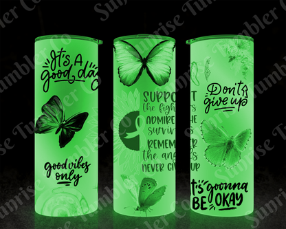 Positive and Inspirational Sayings Variety Part 2 - 20 oz and 30 oz Tumblers (Glow In The Dark Option Available)