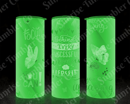 Positive and Inspirational Sayings Variety Part 2 - 20 oz and 30 oz Tumblers (Glow In The Dark Option Available)