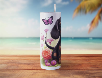 Summer Puppy Variety - 20oz and 30oz Tumblers (Glow In The Dark Green And Blue Available)