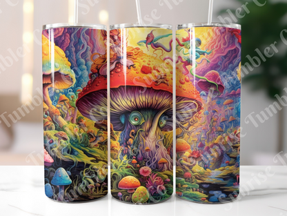 Mushroom Variety Part 2 - 20oz and 30oz Tumblers (Glow In The Dark Green And Blue Available)