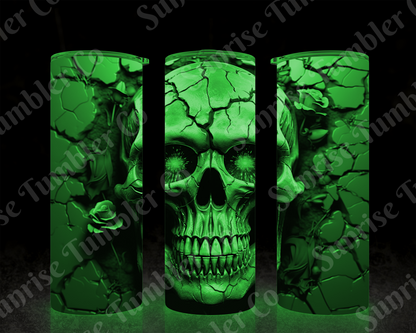 Skulls Variety Part 2 - 20 oz and 30 oz Tumbler (Glow In The Dark Option Available)