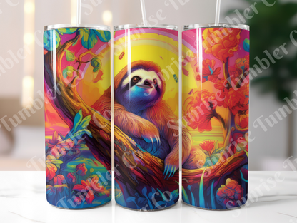 Sloth Variety Part 2 - 20oz and 30oz Tumblers (Glow In The Dark Green And Blue Available)
