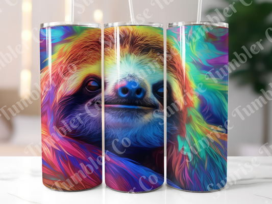 Sloth Variety Part 2 - 20oz and 30oz Tumblers (Glow In The Dark Green And Blue Available)