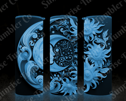 Moon Variety - 20 oz and 30 oz Tumblers (Glow In The Dark Option Available)