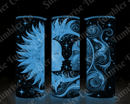 Moon Variety - 20 oz and 30 oz Tumblers (Glow In The Dark Option Available)