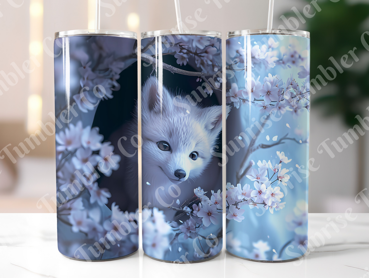 Fox Variety - 20 oz and 30 oz Tumbler (Glow In The Dark Option Available)