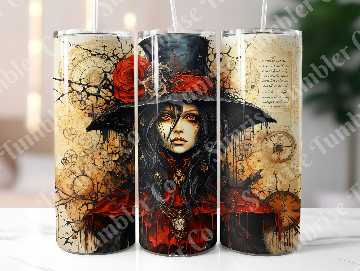 Steam Punk Variety - 20 oz and 30 oz Tumblers (Glow In The Dark Options Available)