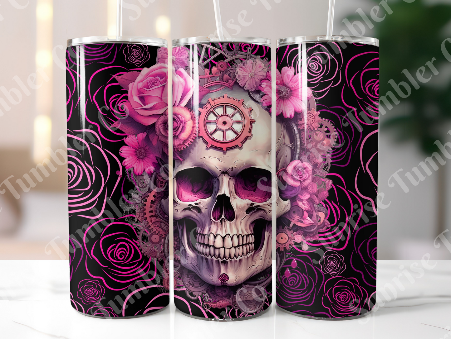 Steam Punk Variety - 20 oz and 30 oz Tumblers (Glow In The Dark Options Available)