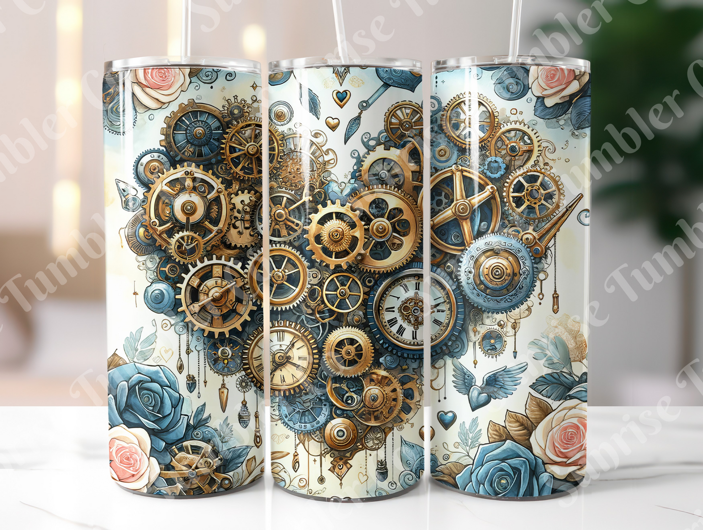 Steam Punk Variety - 20 oz and 30 oz Tumblers (Glow In The Dark Options Available)